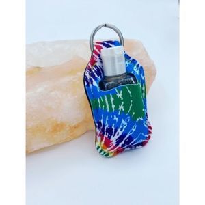 Tie-Dye Hand Sanitizer Keyring Holder